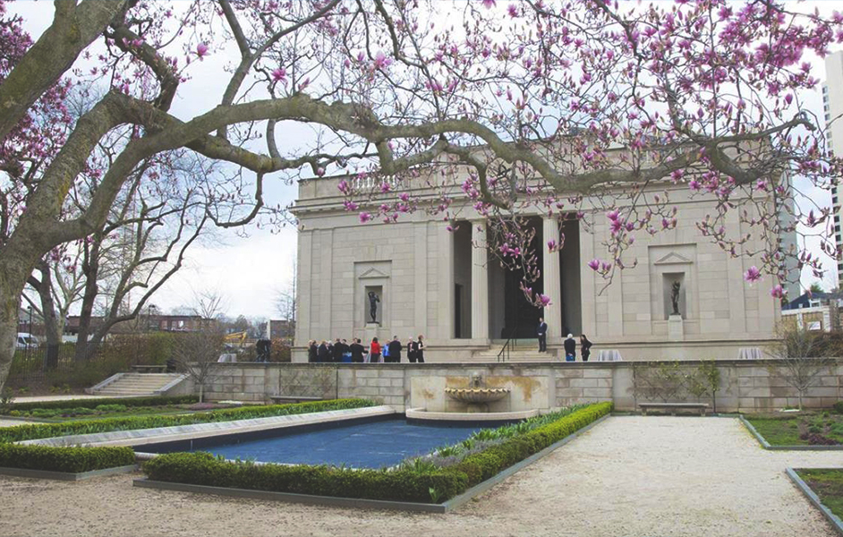 Rodin-Museum blossom view in paris