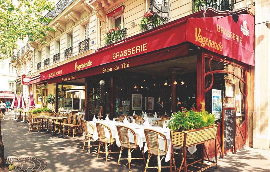 Cafe. Attractions Near Louvre Museum