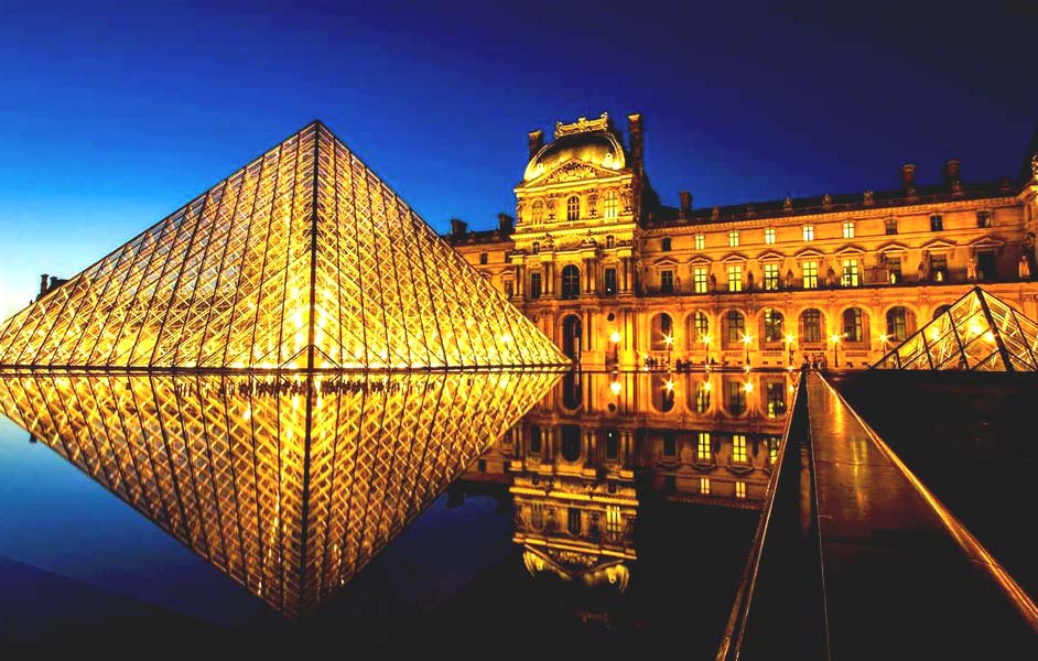 louvre museum to arc de triomphe