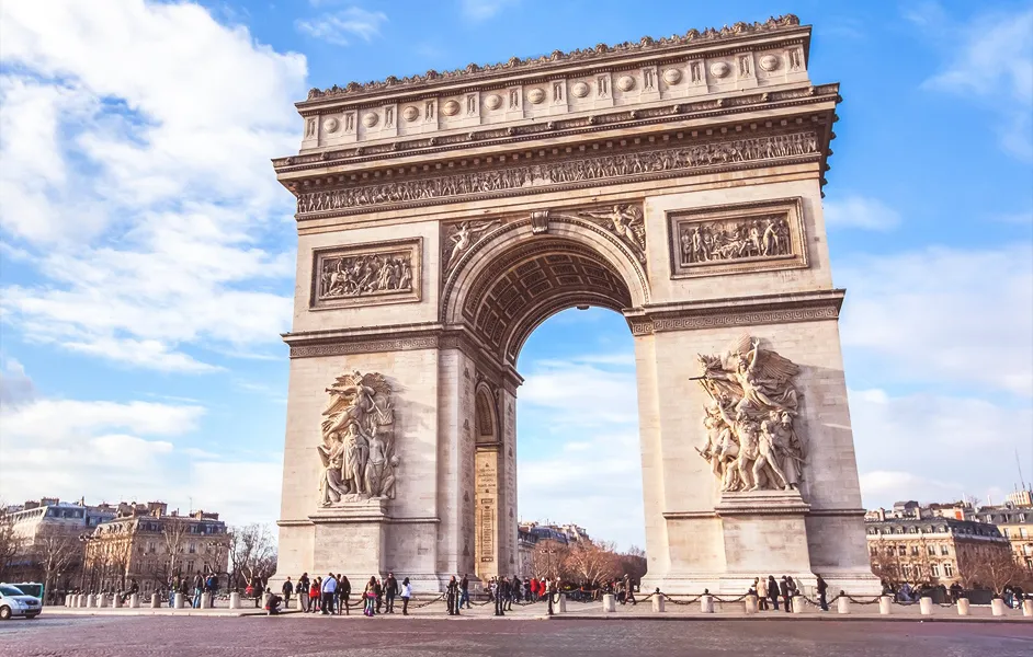 Eiffel Tower & Arc de Triomphe: Iconic Parisian Morning -Half day tours paris france